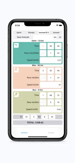Game screenshot Triathlete сalculator mod apk