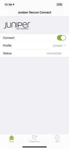 Juniper Secure Connect screenshot #1 for iPhone