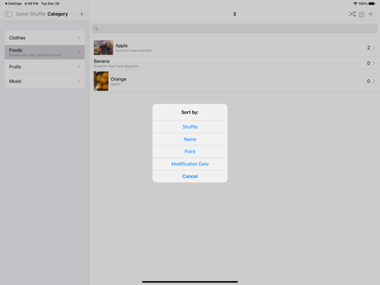 Screenshot #4 pour ListShuffler