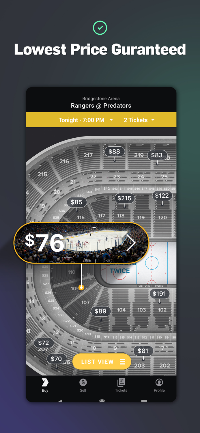 Gametime - Last Minute Tickets