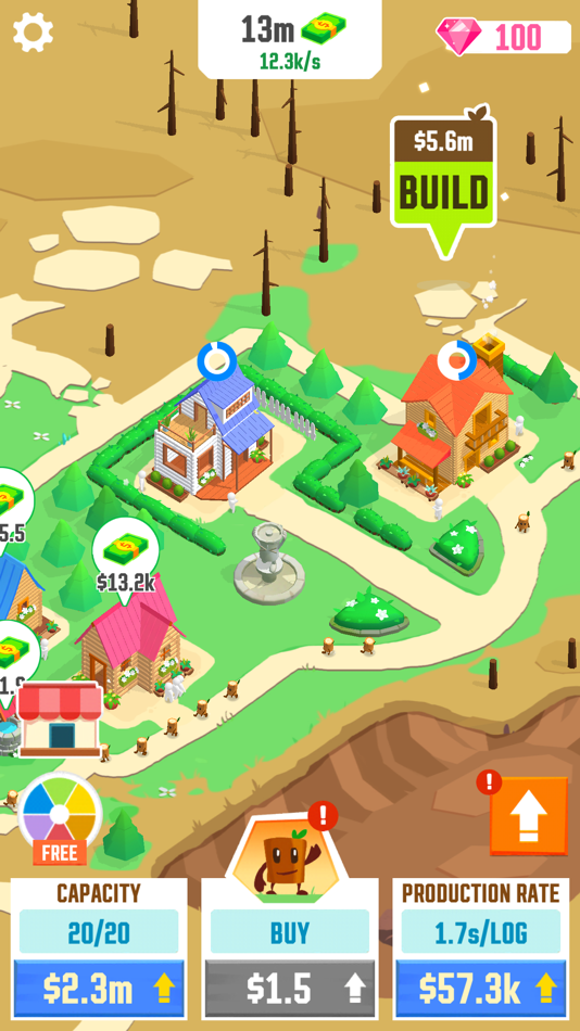 #3. Idle Tree City (iOS) Podle: ZPLAY (HK) TECHNOLOGY CO., LIMITED