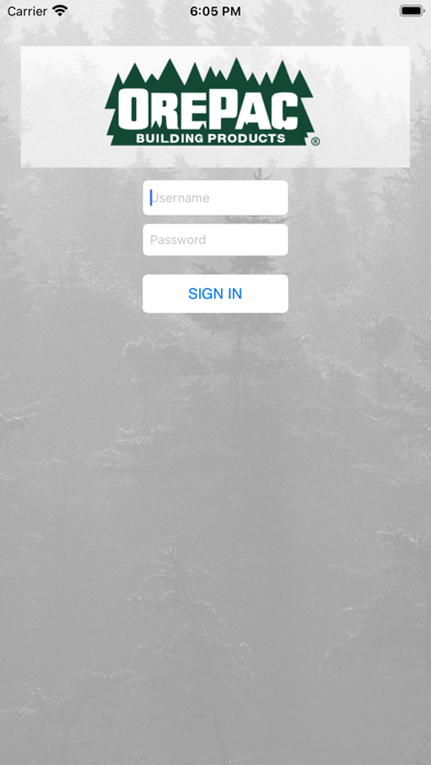 OrePac Web Track Screenshot