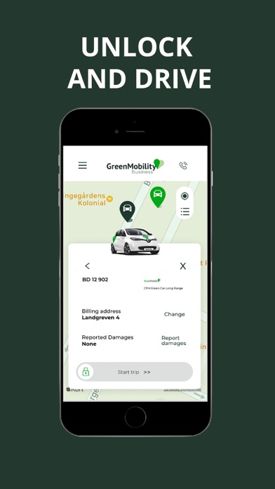 GreenMobility Business Screenshot