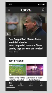 kxan - austin news & weather iphone screenshot 1