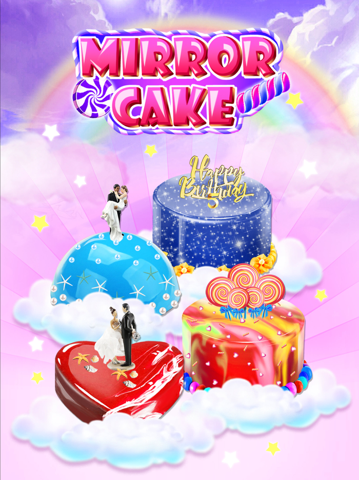 Mirror Cake - Fashion Desserts