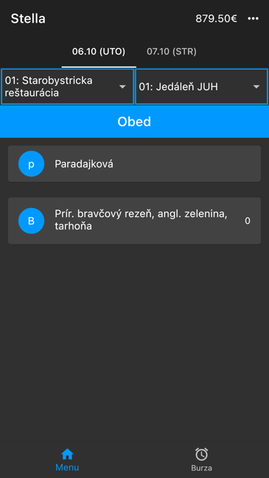 webApetit objednaj Screenshot