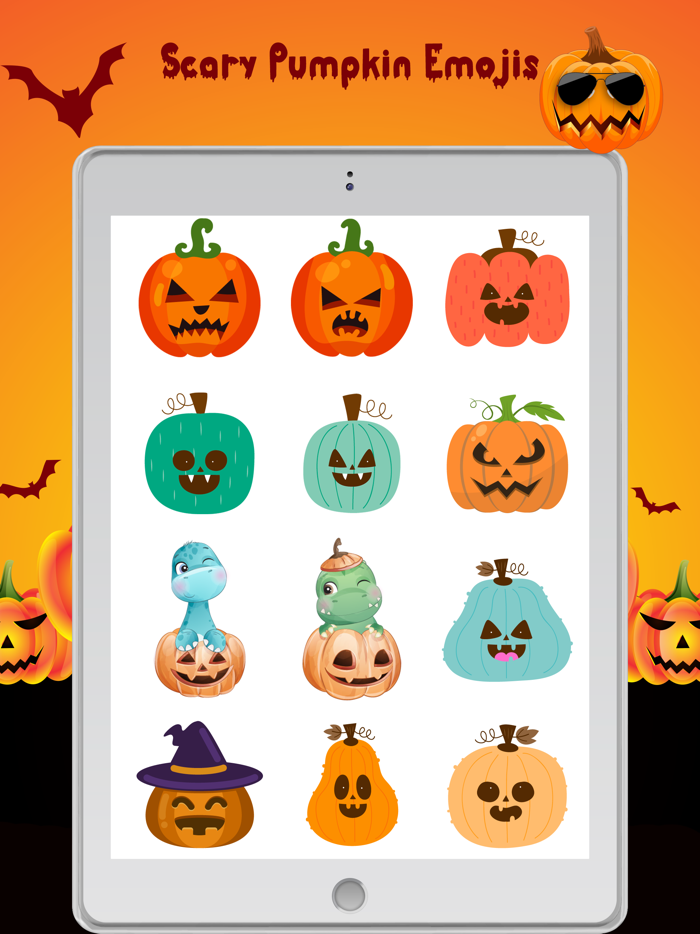Scary Pumpkin Emojis