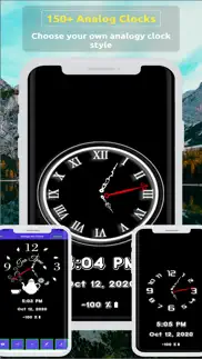 analog clock ~ stand face time iphone screenshot 3
