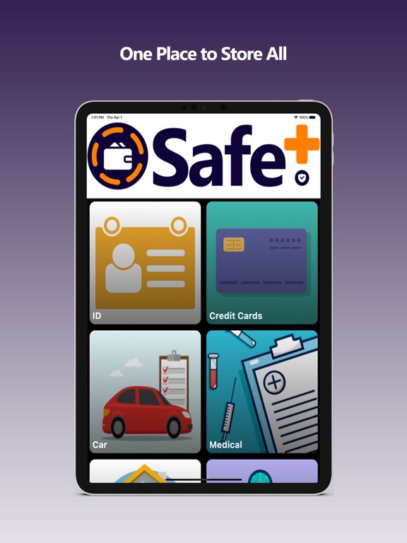 Screenshot #5 pour SafePlus - Cards Organizer