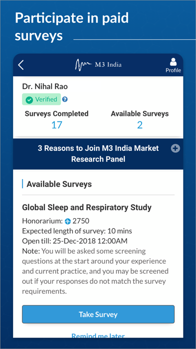 M3 India - Med News CME Survey Screenshot 3 - AppWisp.com M3 India - Med News CME Survey Screenshot 3 - AppWisp.com