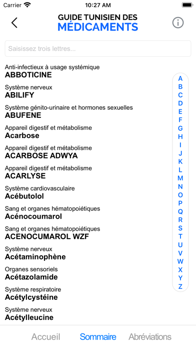 Guide tunisien des médicaments Screenshot