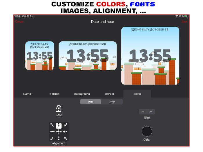 Widget D  Date Time Widgets
