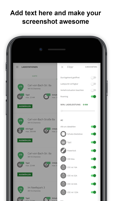 Grüne Säule Screenshot