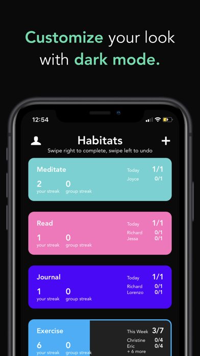 Habitat - Group Accountability Screenshot