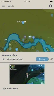 unofficial map: genshin impact iphone screenshot 3