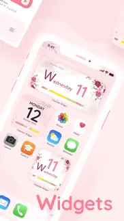 period tracker widget iphone screenshot 2