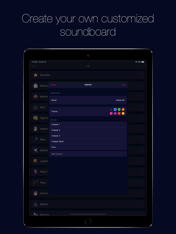 Screenshot #5 pour Soundbox - Custom Soundboard