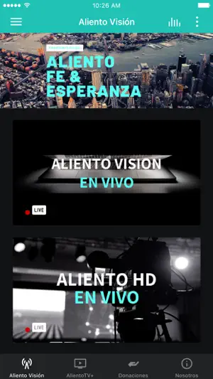 Aliento Vision TV Network screenshot 1