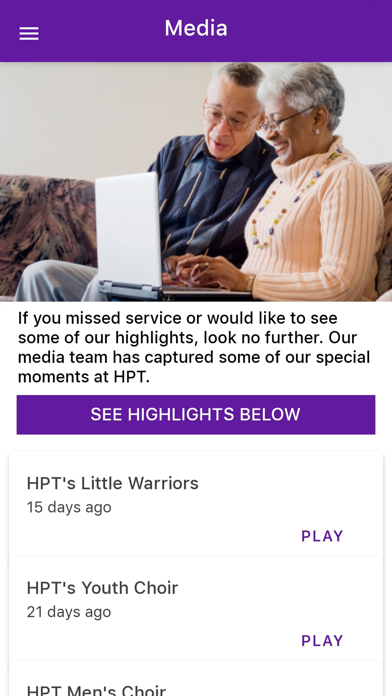 HPT COGIC Screenshot