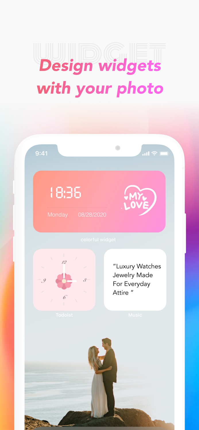 Color Clock Widget-Home Screen
