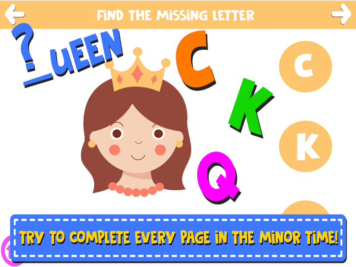 Find The Missing Letter