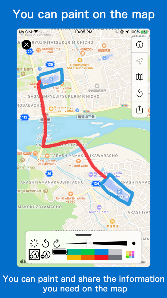 #1. Map Paint (iOS) 由: Kouichi INAFUKU