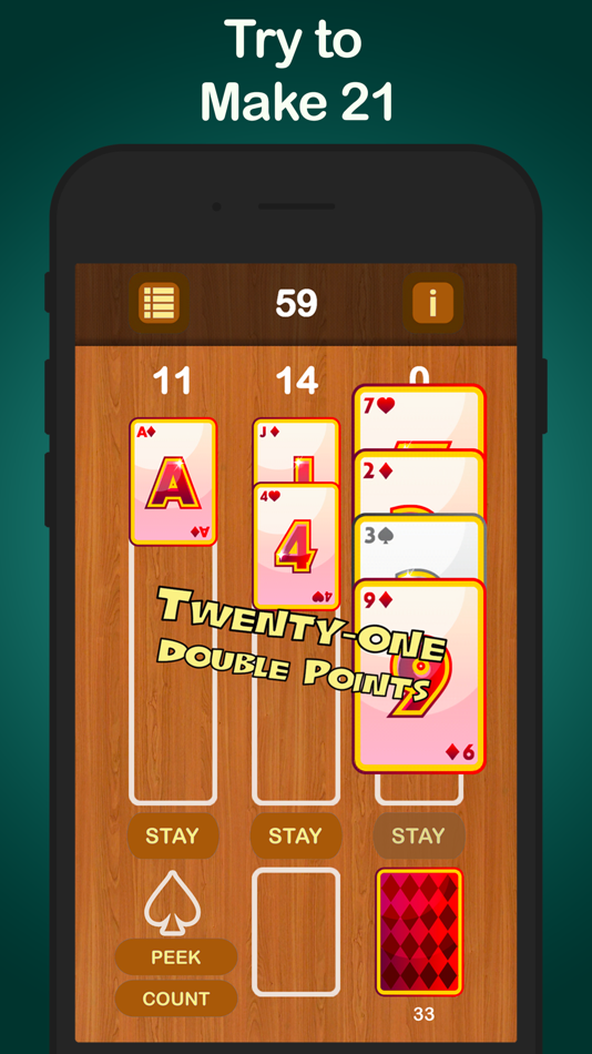 #2. Puzzle 21 - Card Challenge (iOS) By: Jeffrey Laird