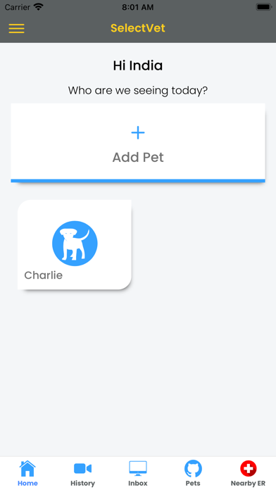 SelectVet Care Screenshot