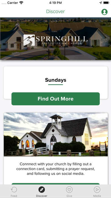 Springhill Presbyterian Church Screenshot