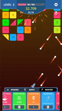 Game screenshot Idle Brick Shooter Tap apk