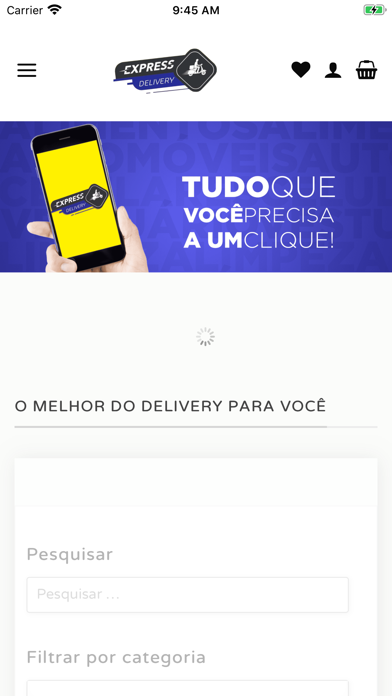 Express-Delivery Screenshot
