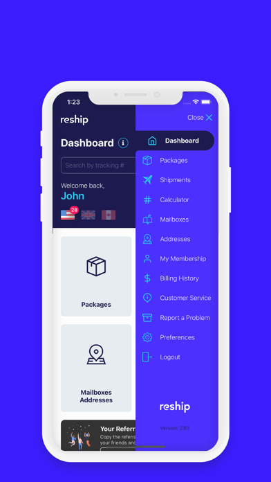 Reship - Shopping & Shipping Screenshot