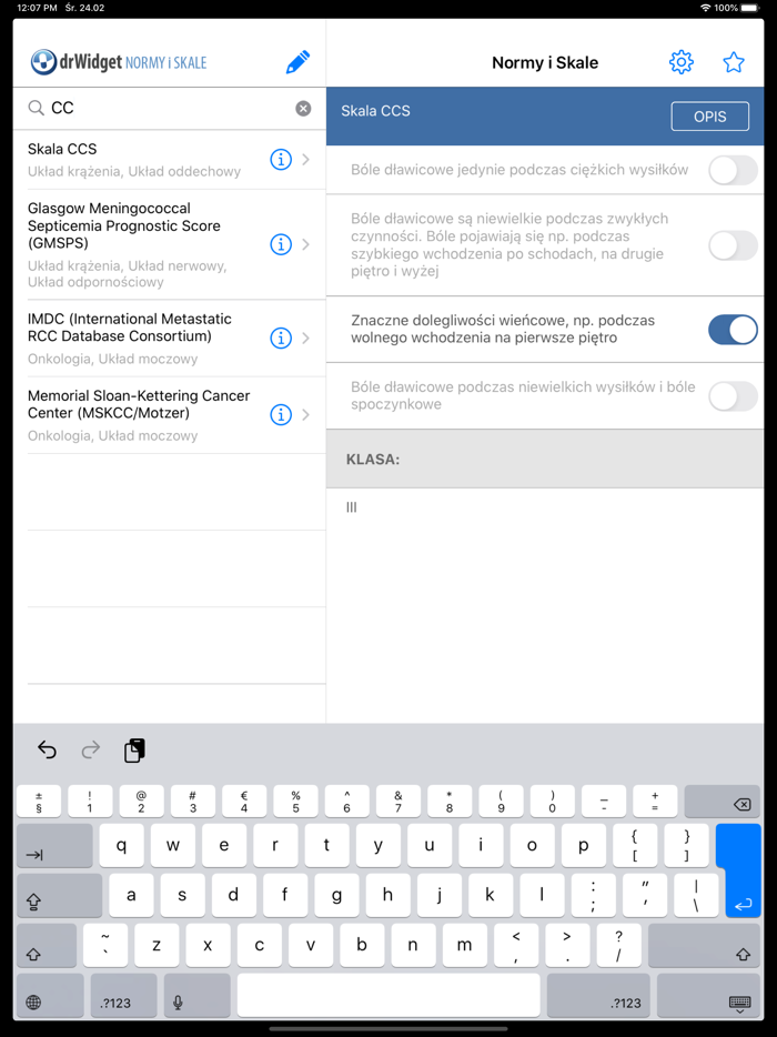 DrWidget Normy i Skale