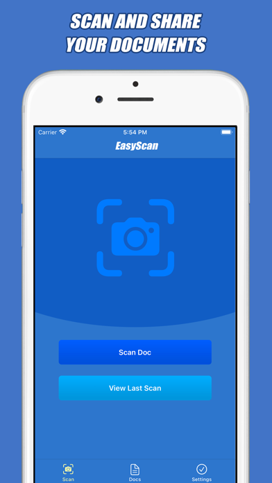 Screenshot #1 pour EasyScan: Document Scanner