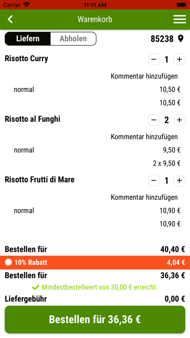 La Trattoria di Allershausen Screenshot
