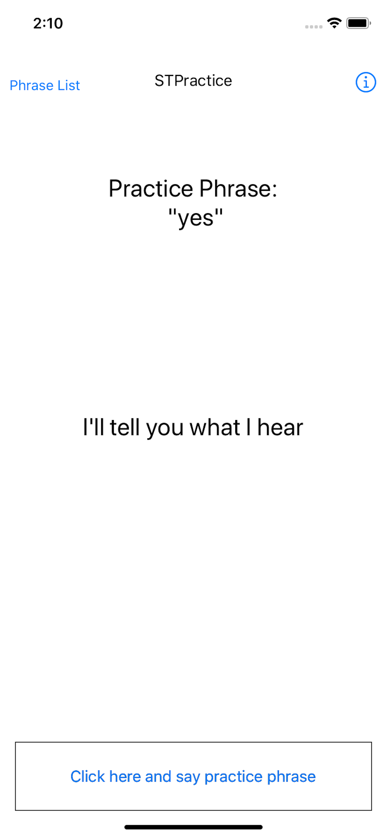 Speech Therapy Practice