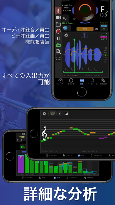 TonalEnergyチューナーとメトロノーム screenshot1