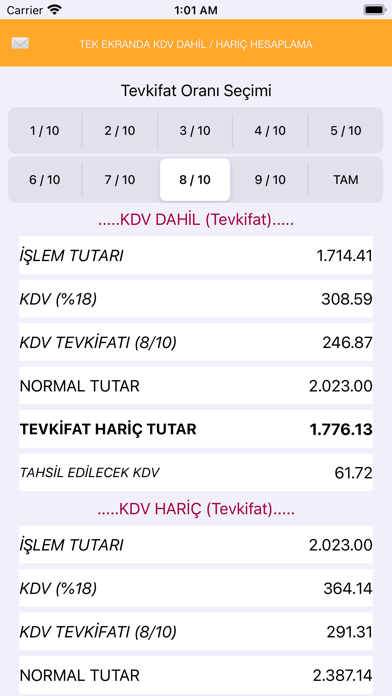 How to cancel & delete KDV Hesapla - KDV Dahil Hariç from iphone & ipad 2