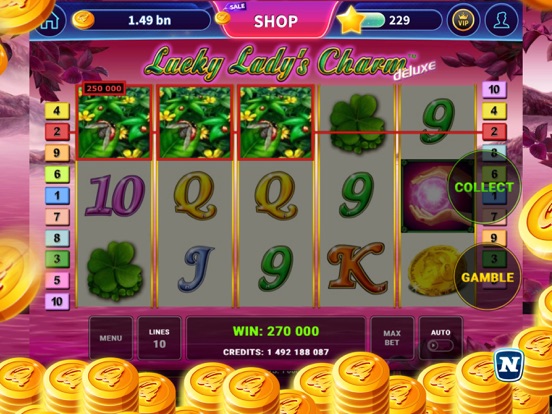 Lucky Lady's Charm™Deluxe Slot iPad app afbeelding 3