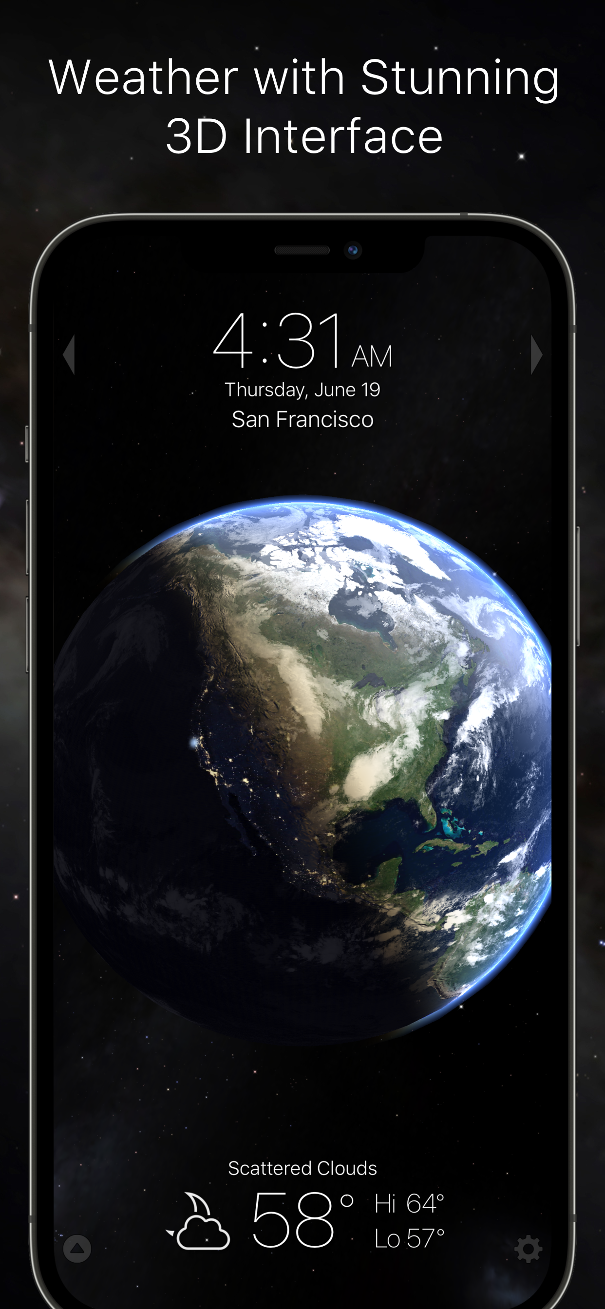 Living Earth - Clock & Weather