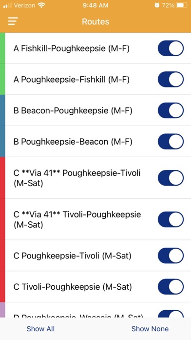 Dutchess County Public Transit Screenshot