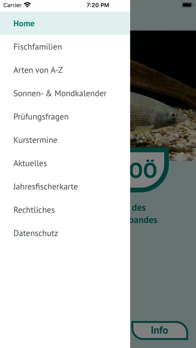Fische OÖ - Schonbestimmungen Screenshot