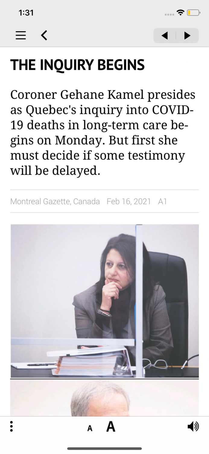Montreal Gazette ePaper