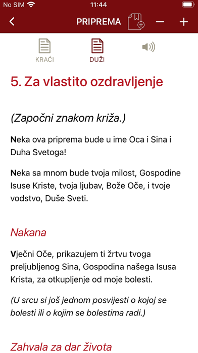 Misa i Molitve Screenshot