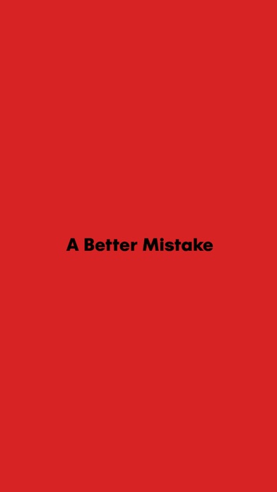 A Better Mistake Screenshot