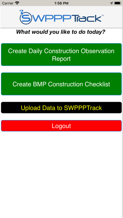 SWPPPTrack BUILDTrack SWM Screenshot