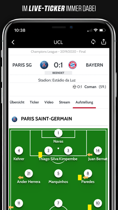 sport.ch Screenshot