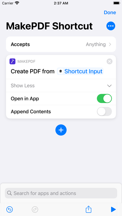 MakePDF: Document Merger Screenshot