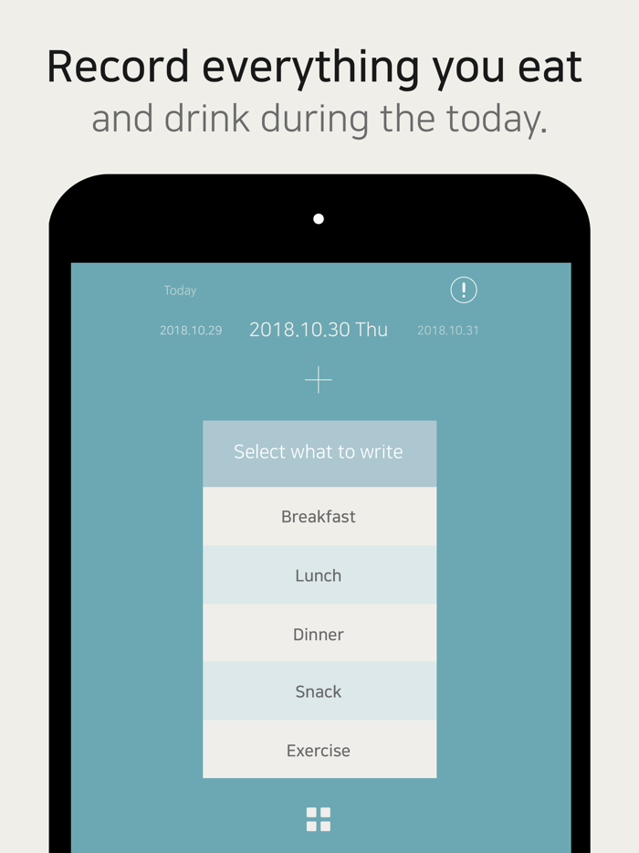 Dining Note Simple Diet Diary