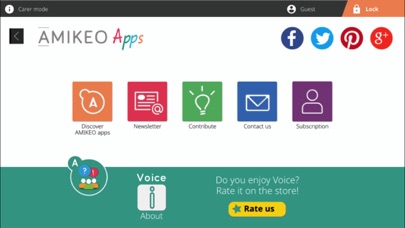 Voice — AMIKEO APPS Screenshot